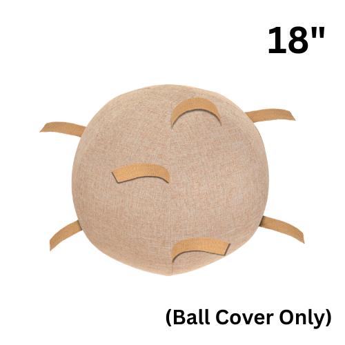 18" Jumbo 100% Hemp Ball Cover With Chew Straps (Ball Cover Only)