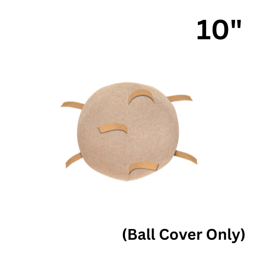10" 100% Hemp Ball Cover With Chew Straps (Ball Cover Only)