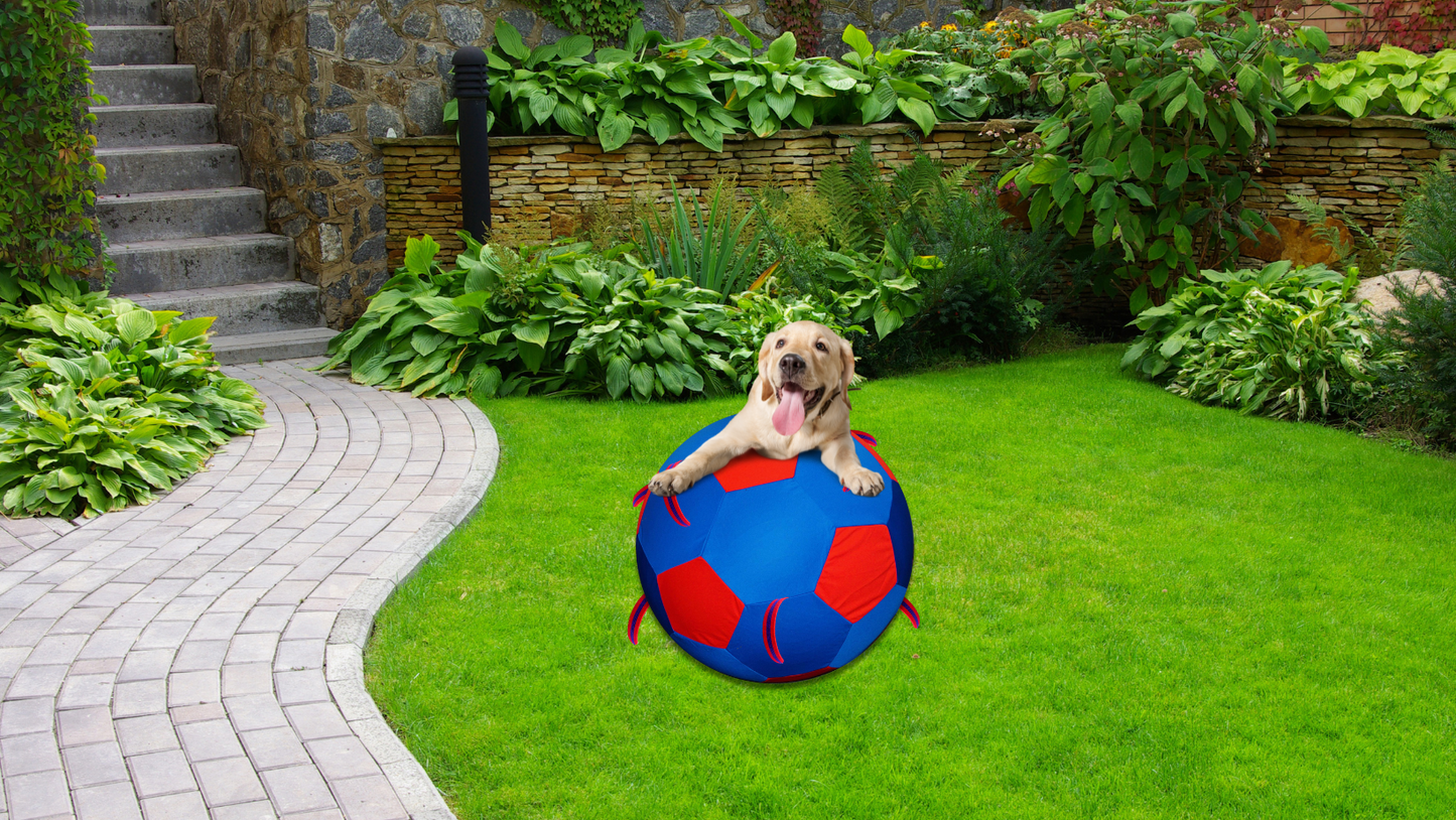 25" Jumbo Dog Ball Cover With Chew Straps